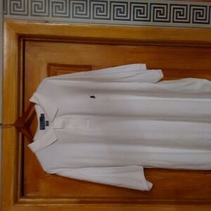 POLO RALPH LAUREN 4XB SHORT SLEEVE POLO ..WHITE N BLUE HORSE